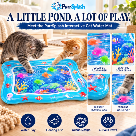 PurrSplash™ Interactive Cat Water Play Mat